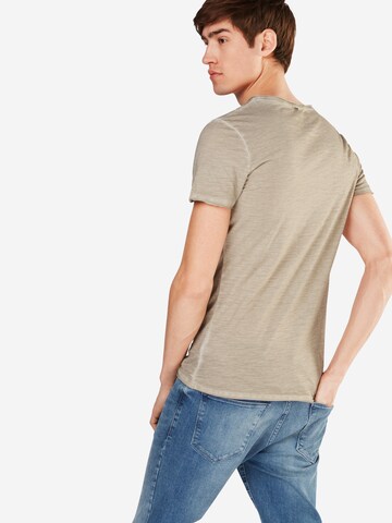 Key Largo Bluser & t-shirts 'MT LEMONADE button' i beige: tilbage