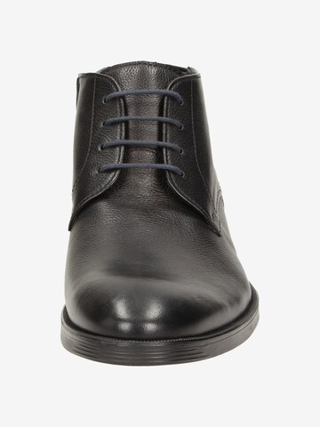 SIOUX Lace-Up Boots in Black