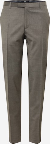 Coupe slim Pantalon à plis 'Blayr' JOOP! en gris : devant