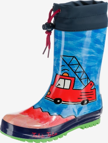 MAXIMO Rubber Boots in Blue: front