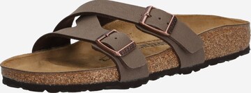 Mule 'Yao' BIRKENSTOCK en marron : devant