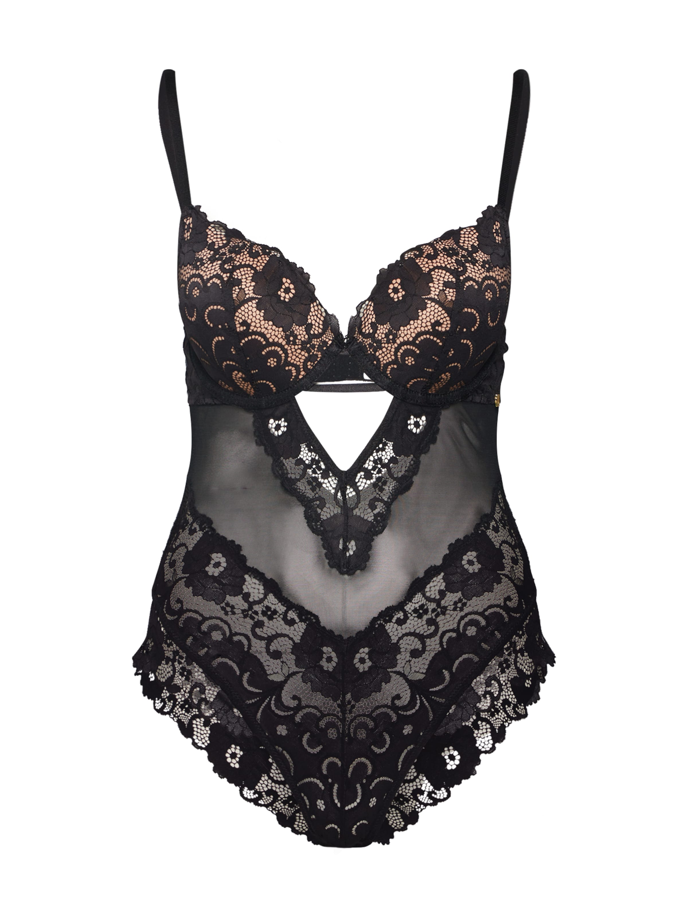 LASCANA Bodysuit in Black: front