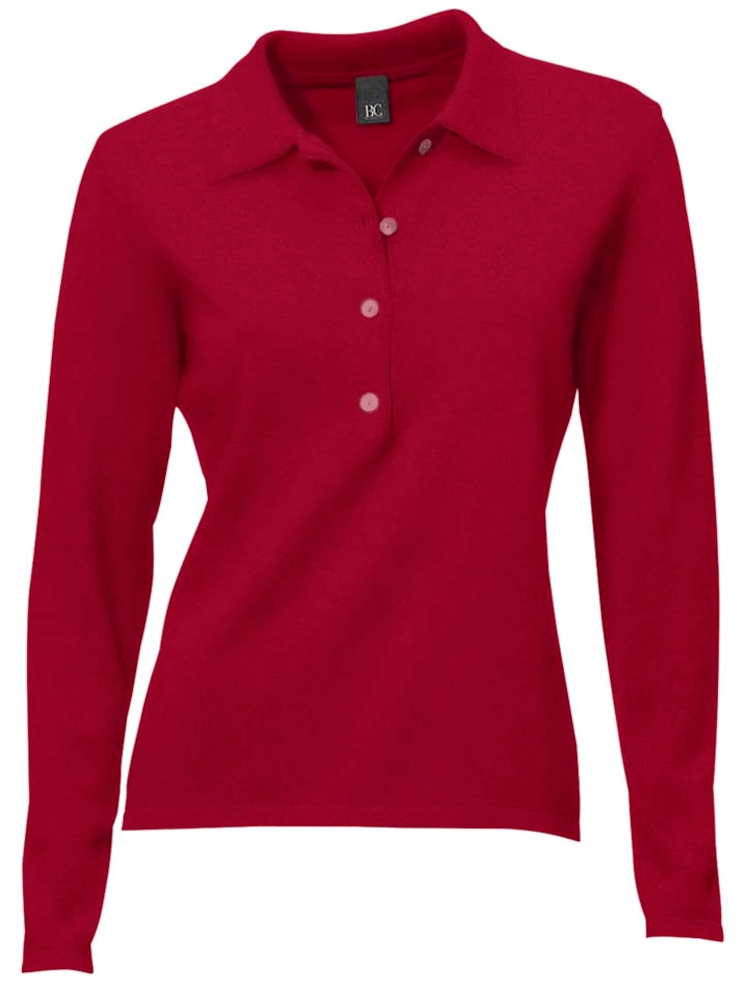 raudona heine Megztinis: priekis