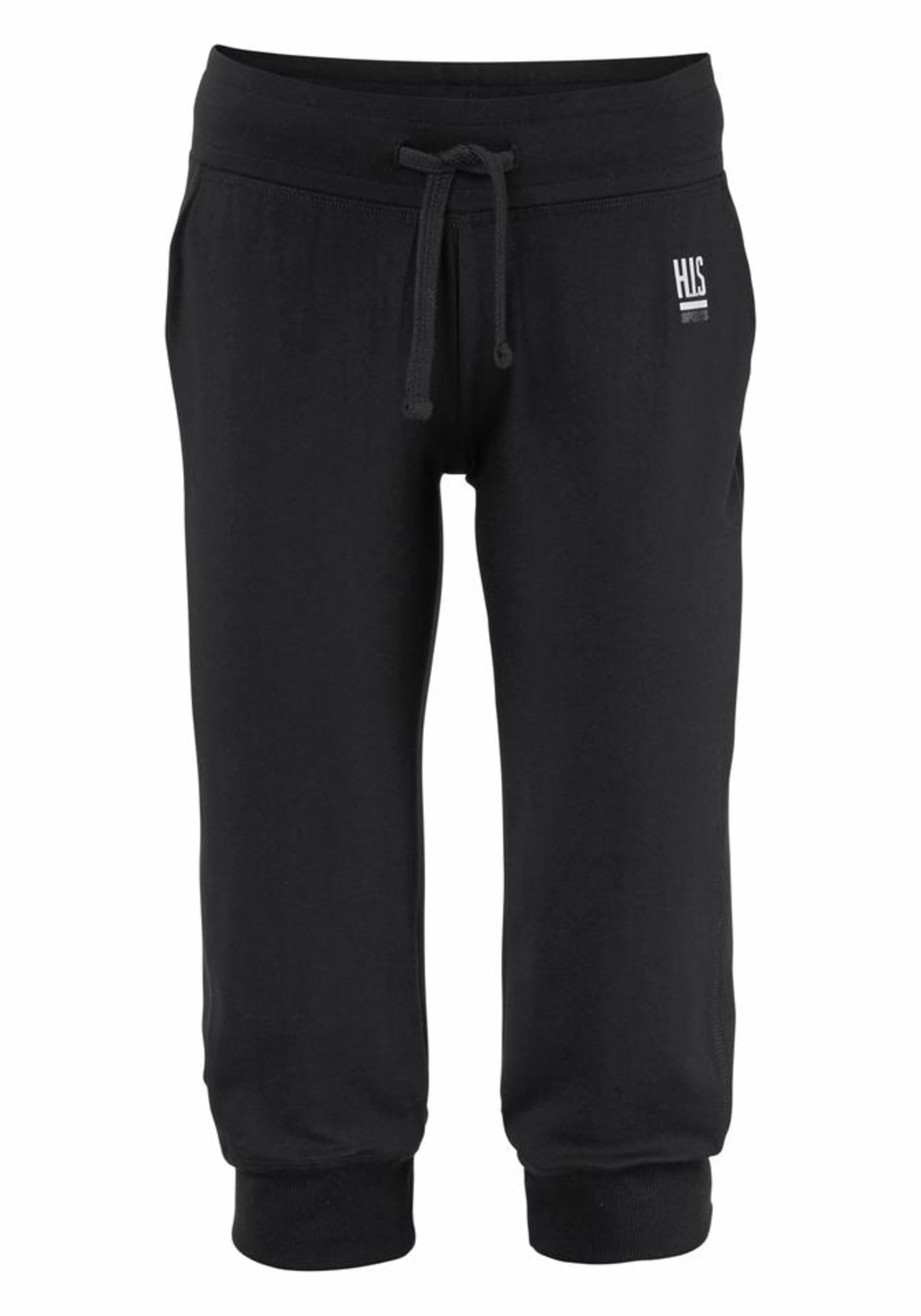 H.I.S Tapered Jogginghose in Schwarz: Vorderseite