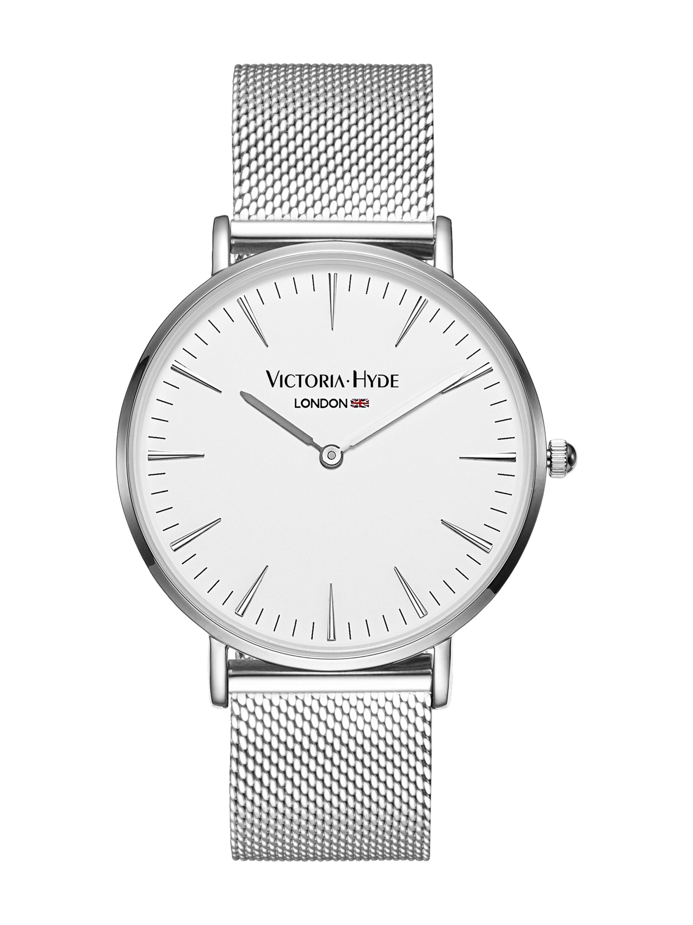 Victoria Hyde Analog Watch 'Metropolitan' in Silver ABOUT YOU