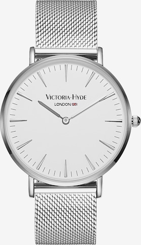Victoria Hyde Analoog horloge 'Metropolitan' in Zilver: voorkant
