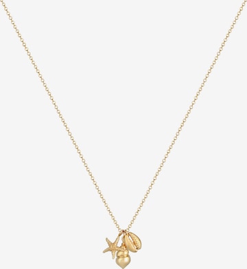 ELLI Necklace 'Muschel, Seestern' in Gold