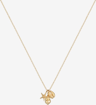 ELLI Halskette 'Muschel, Seestern' in goldgelb / gold, Produktansicht