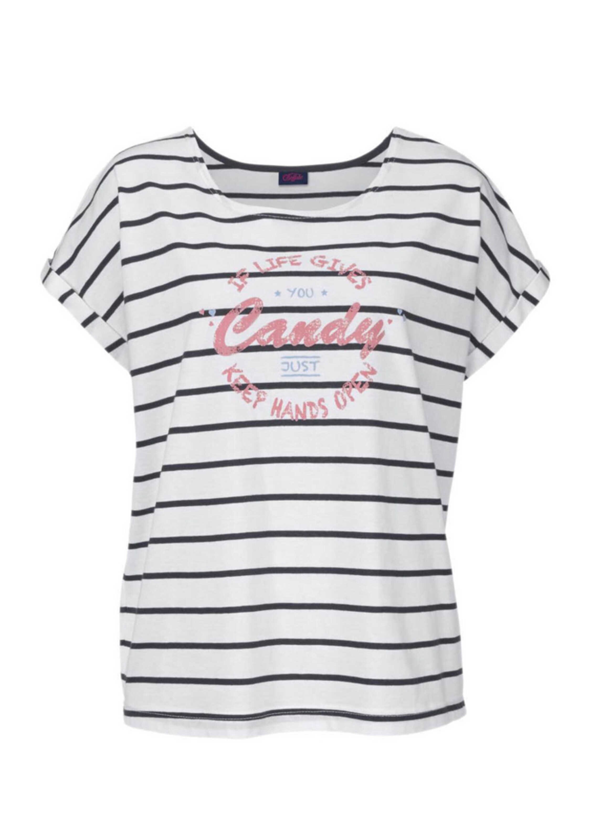 Pijama de la BUFFALO pe negru: față