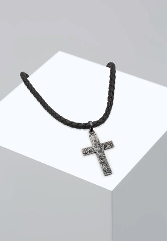 KUZZOI Kette 'Kreuz' in Schwarz