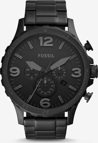 FOSSIL Analog watch 'Nate' in Black: front