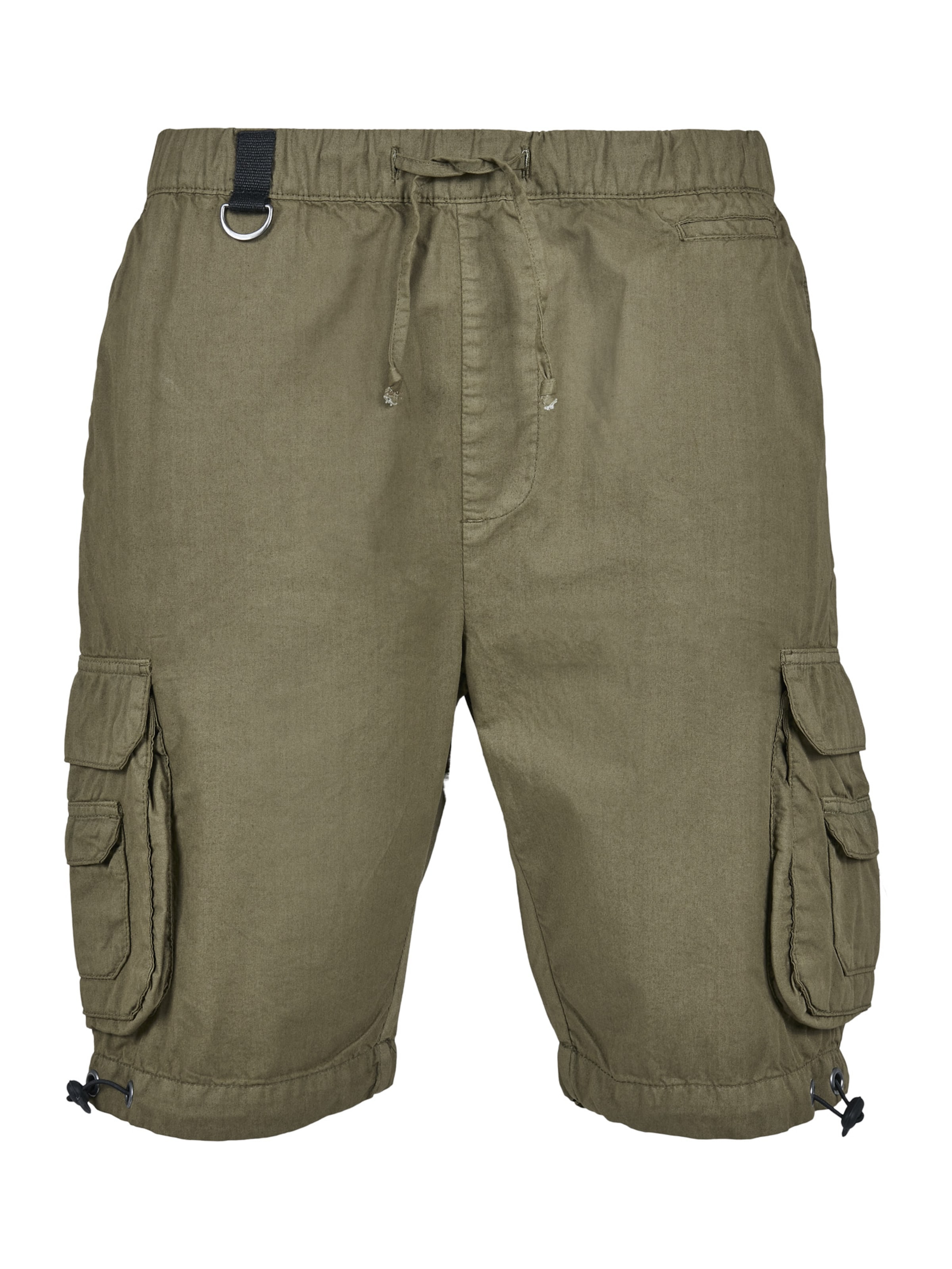 Urban Classics Cargo trousers in Green: front