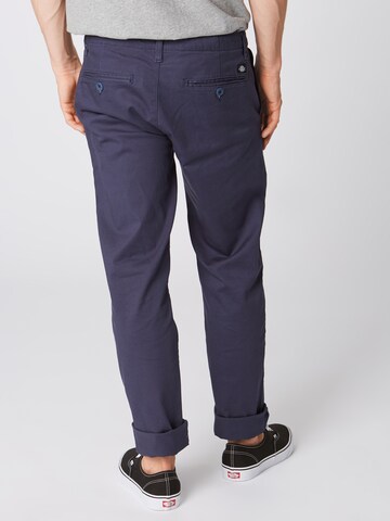 DICKIES Slimfit Παντελόνι τσίνο 'Kerman' σε μπλε: πίσω