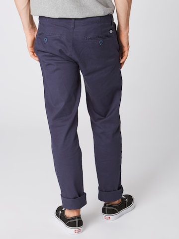 Coupe slim Pantalon chino 'Kerman' DICKIES en bleu : derrière