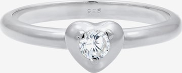 ELLI Ring Herz Basic in Silber