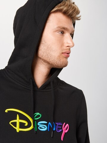 Sweat-shirt 'Disney Rainbow' Mister Tee en noir