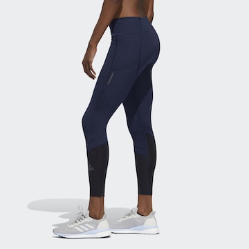 ADIDAS PERFORMANCE Skinny Sportbroek 'How We Do' in Blauw