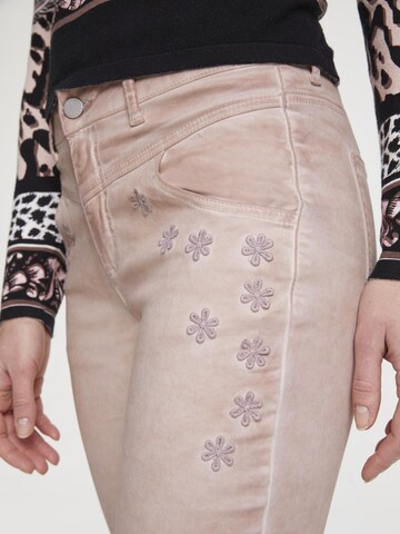 heine Skinny Broek in Beige