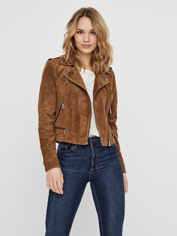 Veste mi-saison VERO MODA en marron : devant