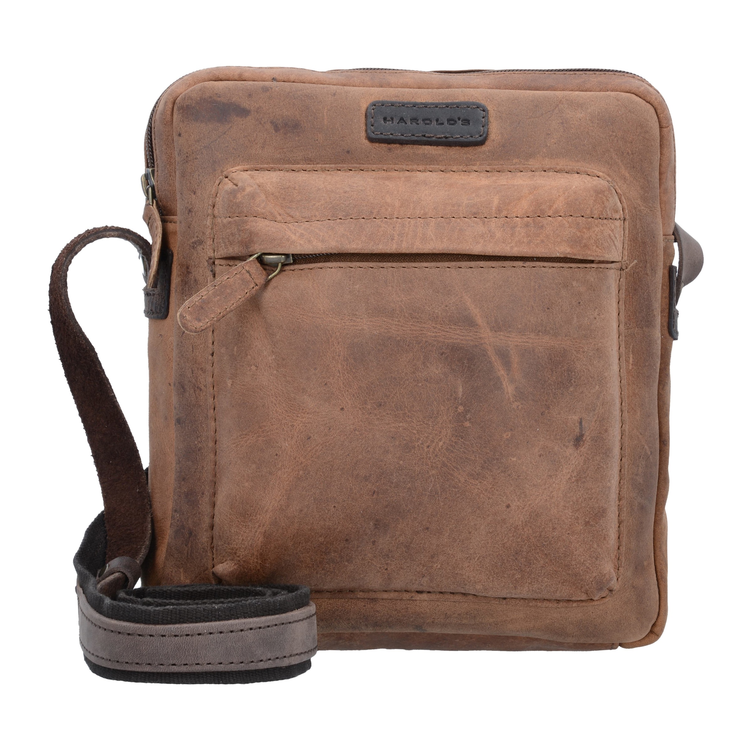 Harold's Umhängetasche 'Antic' in Braun: Vorderseite