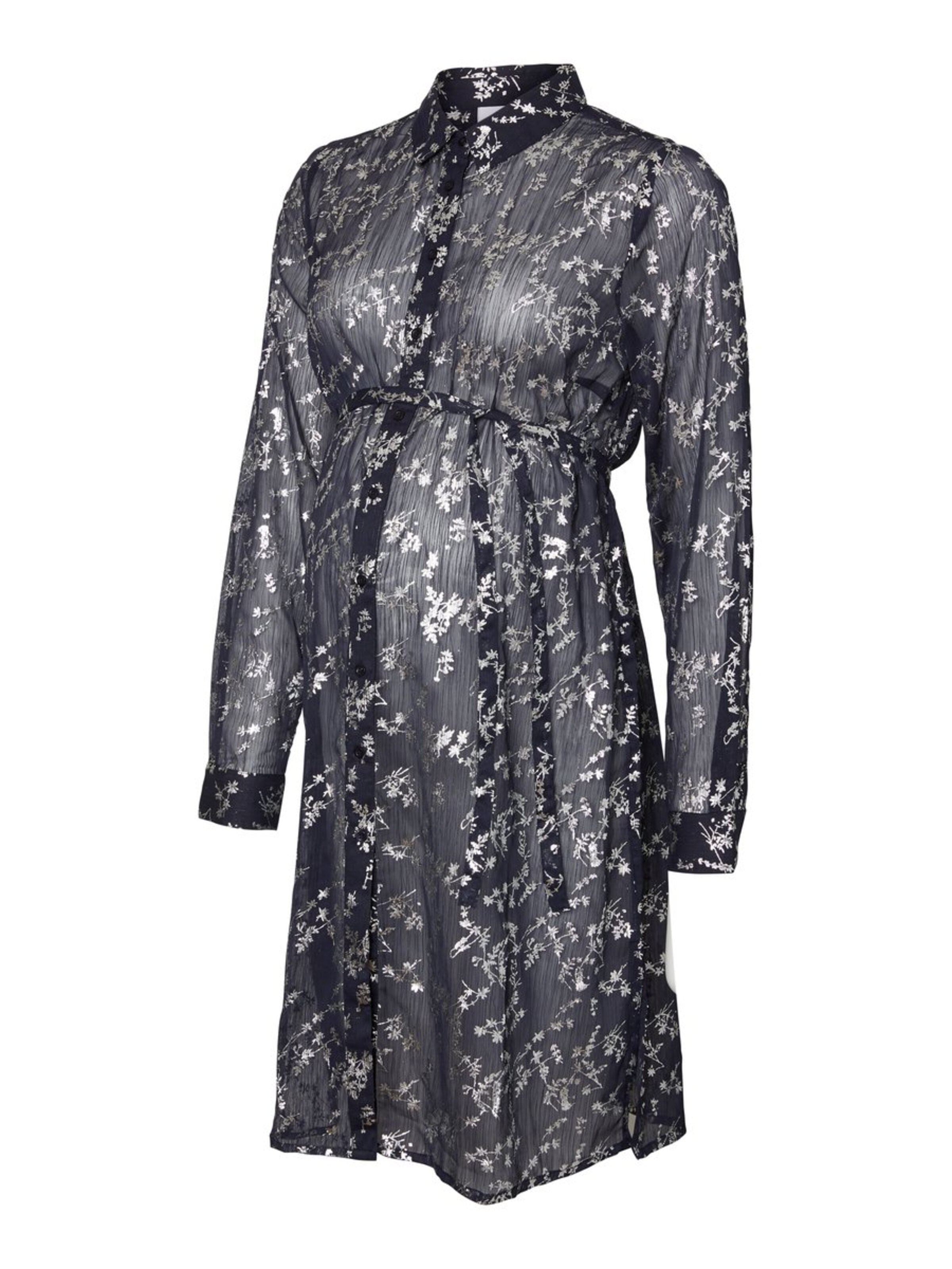 MAMALICIOUS - Umstandstunika in silbergrau