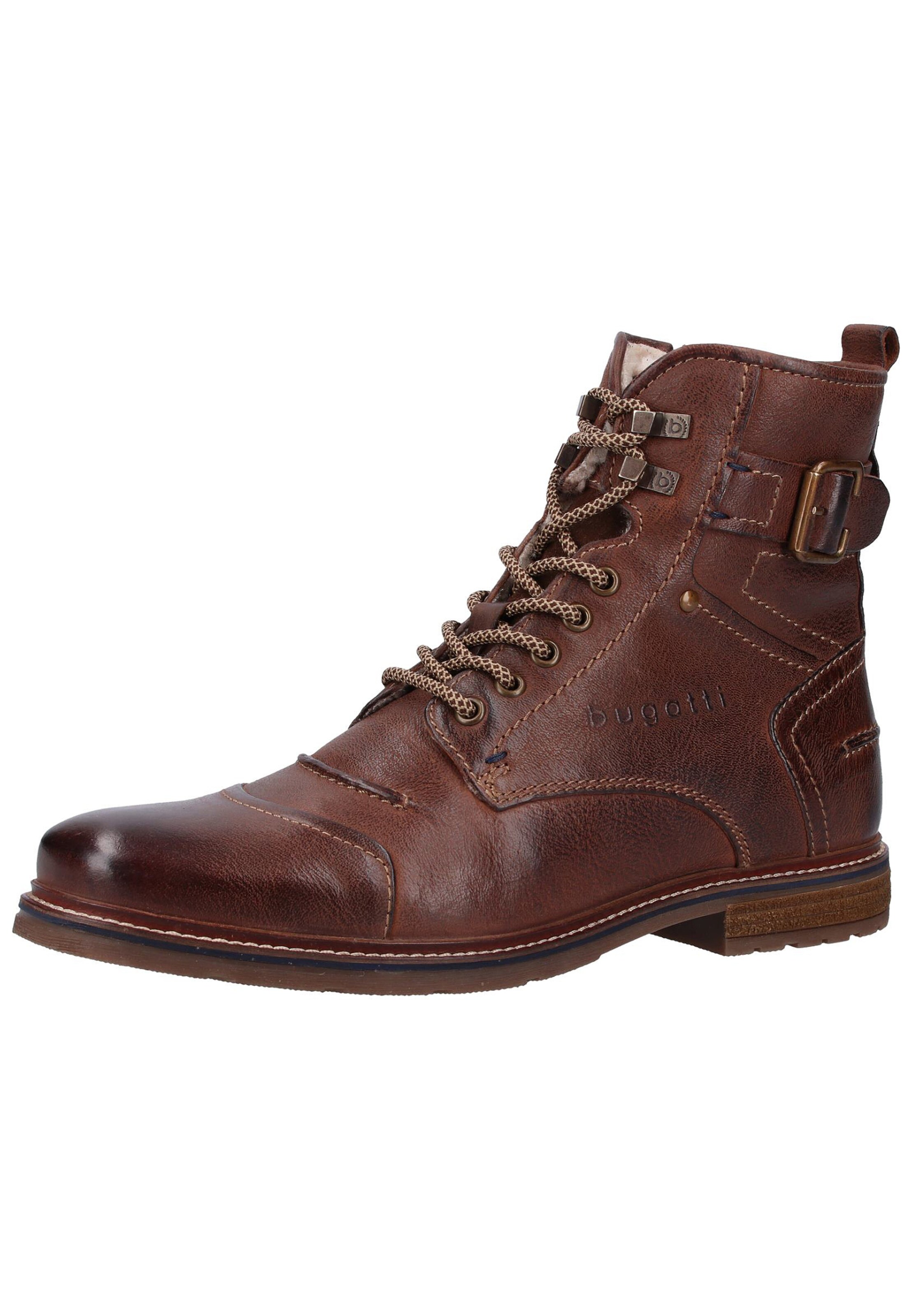 bugatti - Veterboots in de kleur Bruin