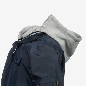 ALPHA INDUSTRIES Prehodna jakna | modra barva