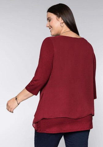 SHEEGO Bluse in Rot