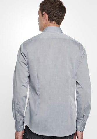 SEIDENSTICKER Slim fit Business shirt in Grey