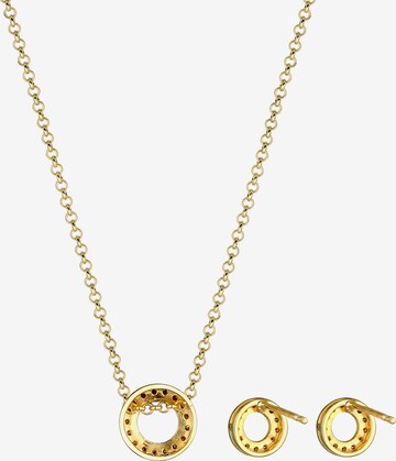 Elli DIAMONDS Jewelry Set in Gold