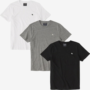 T-Shirt 's 'FALL CREW MULTIPACK' Abercrombie & Fitch en mélange de couleurs : devant
