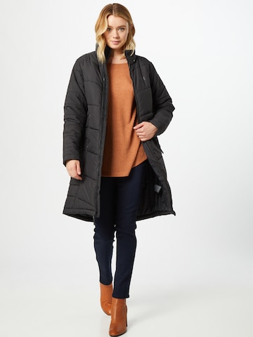 JACK WOLFSKIN Outdoormantel 'North York' - fekete