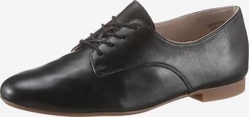 Paul Green Lace-Up Shoes in Black: front