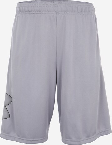 UNDER ARMOUR Sportbroek 'Tech' in Grijs: voorkant