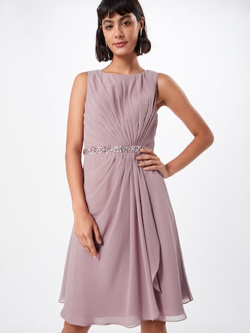 mascara Chiffonkleid 'MC181117' in Lila: predná strana