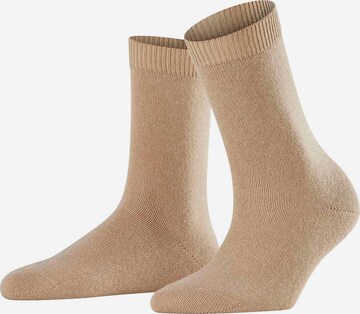 FALKE - Calcetines 'Cosy Wool' en beige: frente