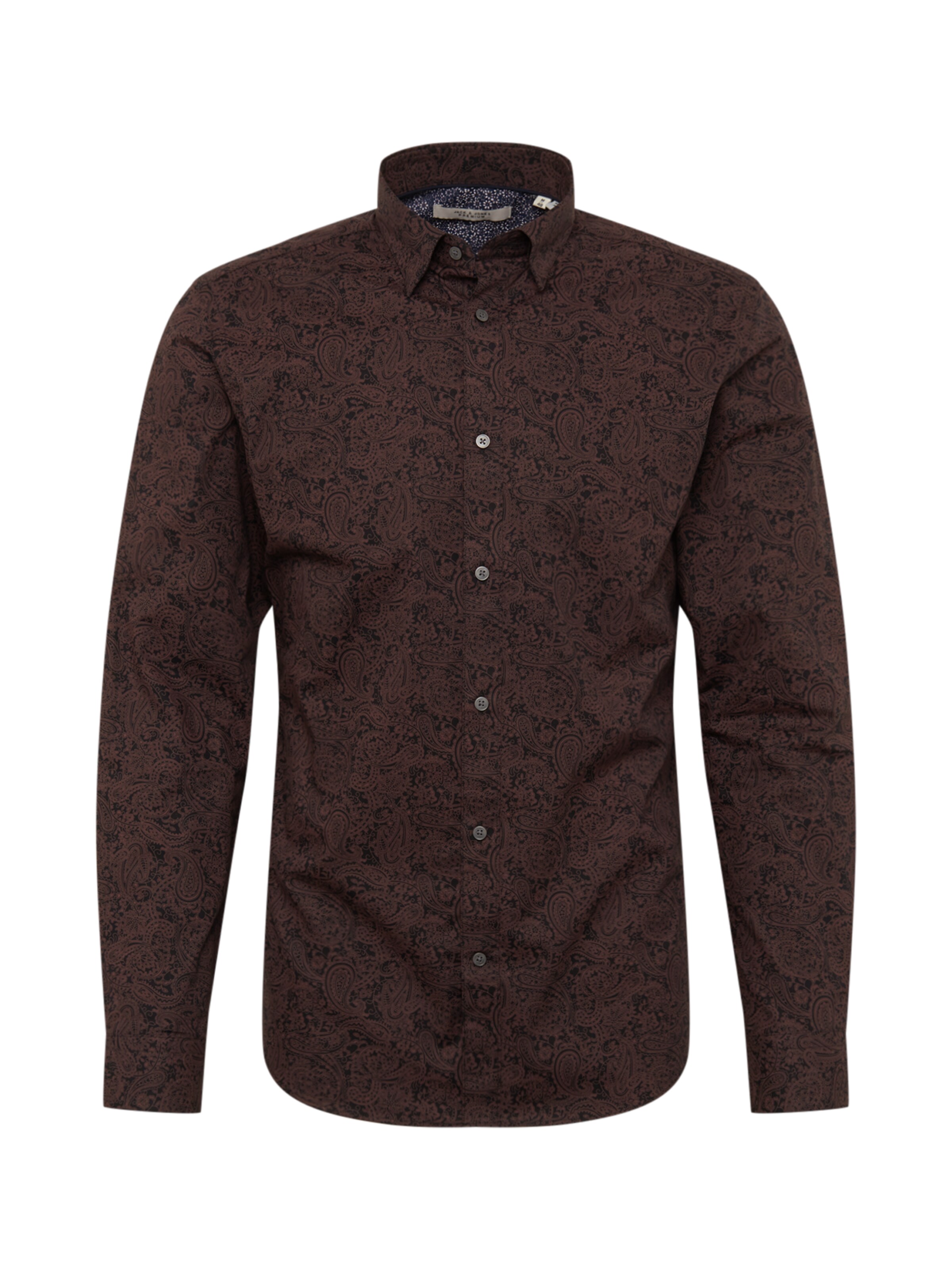 JACK & JONES - Overhemd 'LUIS' in de kleur Pruim