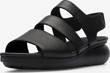 CAMPER Strap Sandals 'Balloon' in Black: front