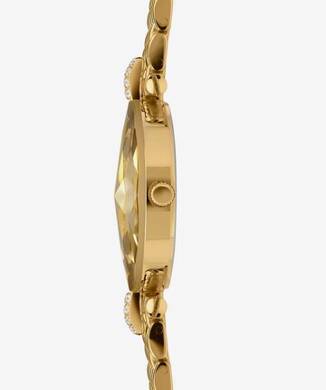 JOWISSA Quarzuhr 'Facet Strass' Swiss Ladies Watch in Gold