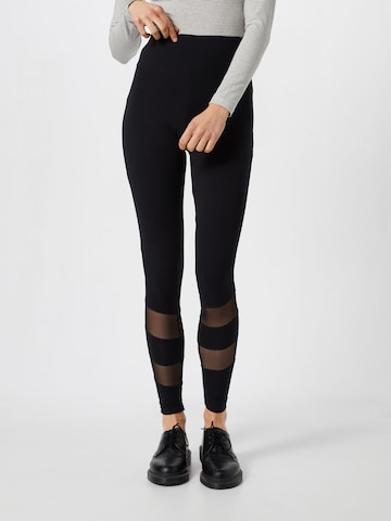 ABOUT YOU Skinny Leggings 'Phoebe' in Schwarz: predná strana