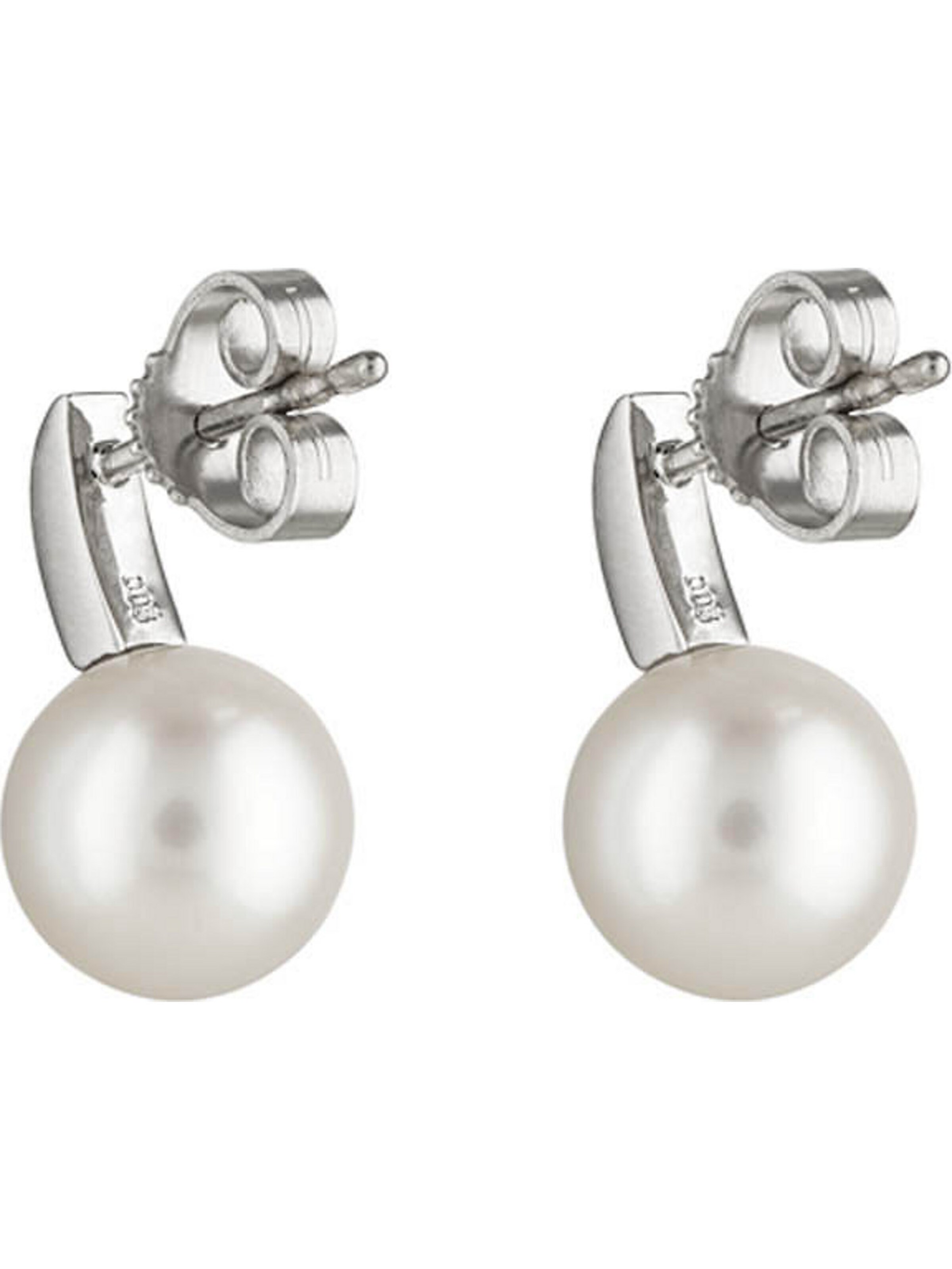 CHRIST Ohrstecker in Weiß