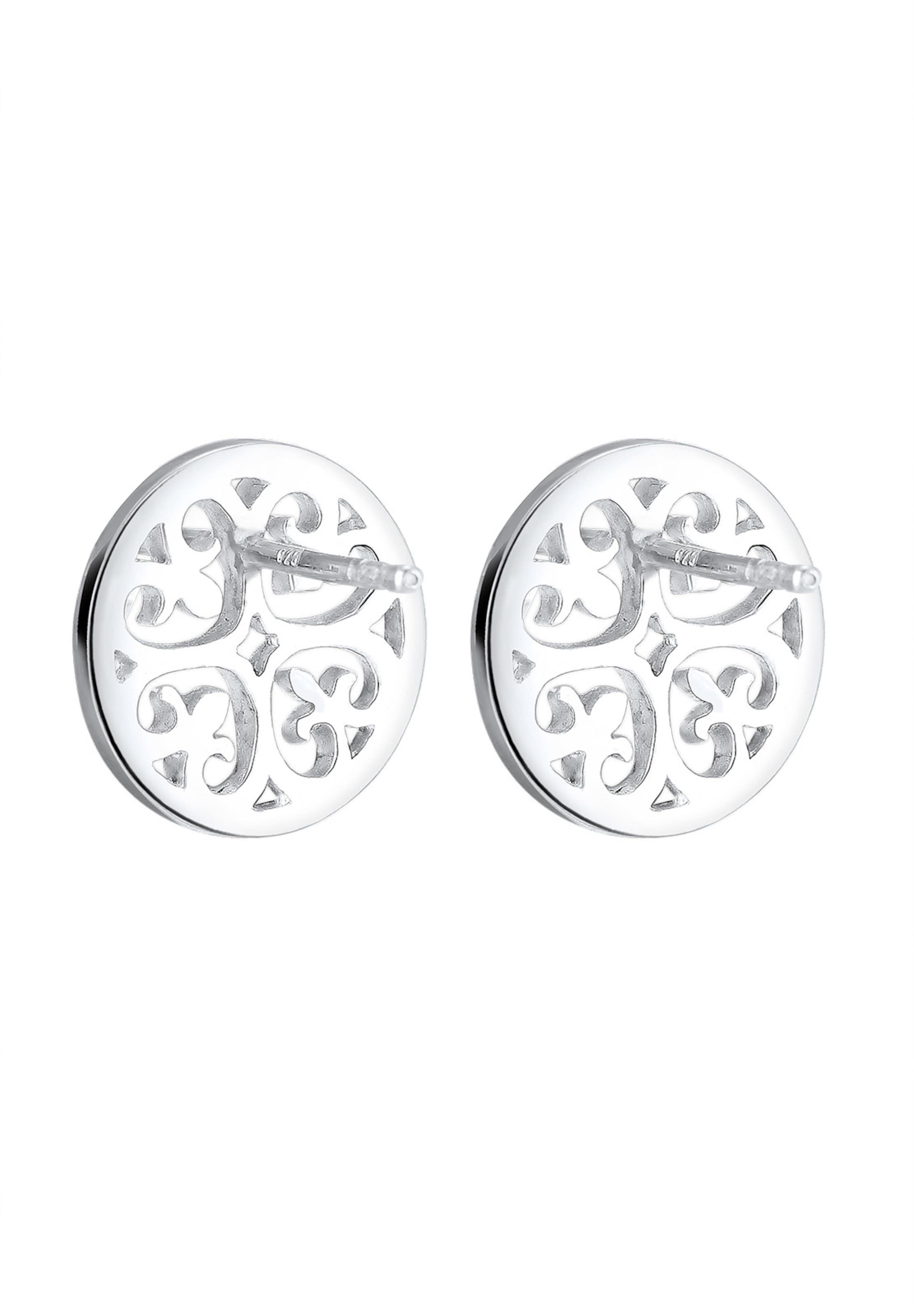 ELLI Earrings 'Ornament' in Silver