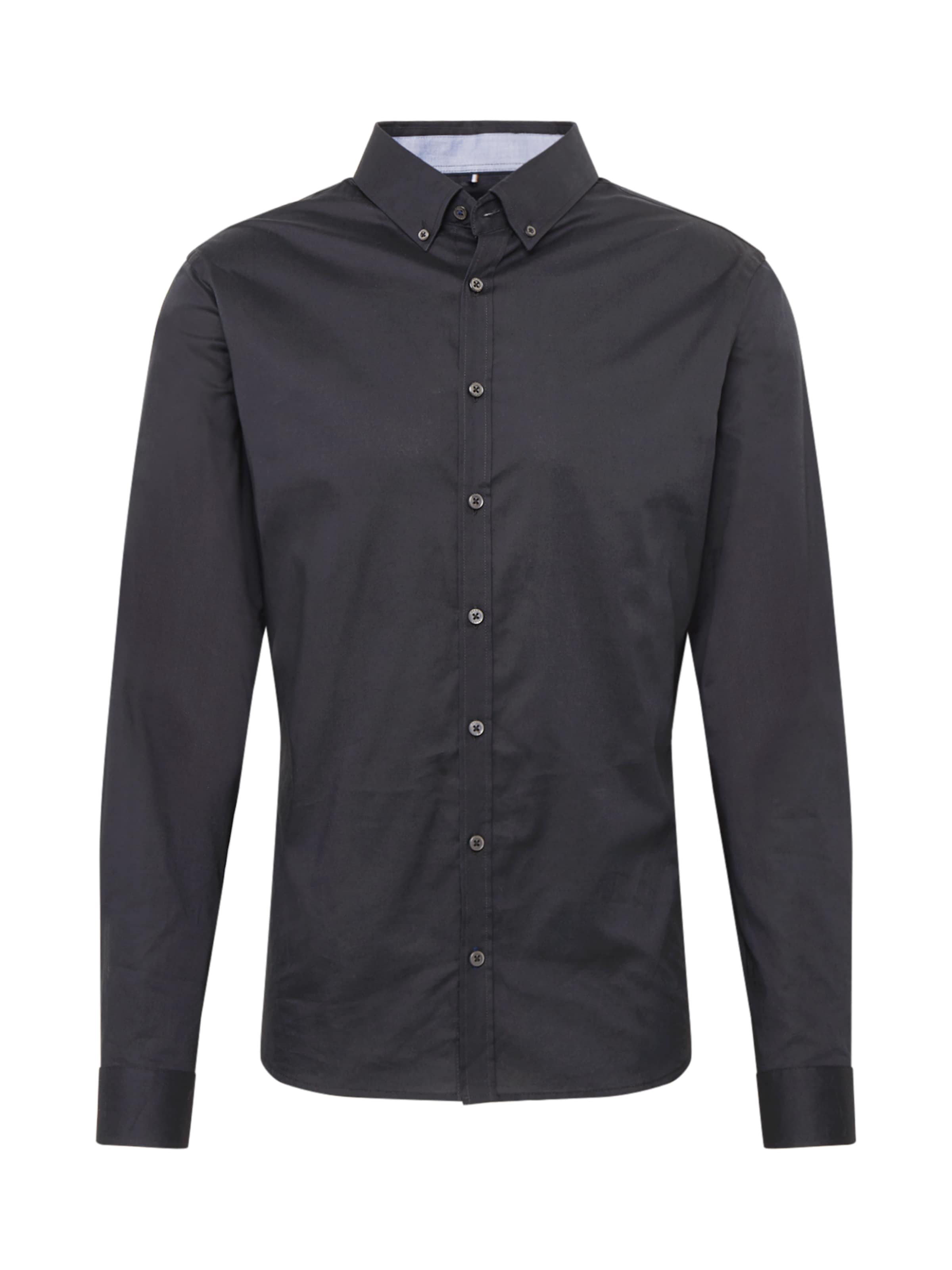 BRAX - Overhemd 'Daniel' in de kleur Zwart