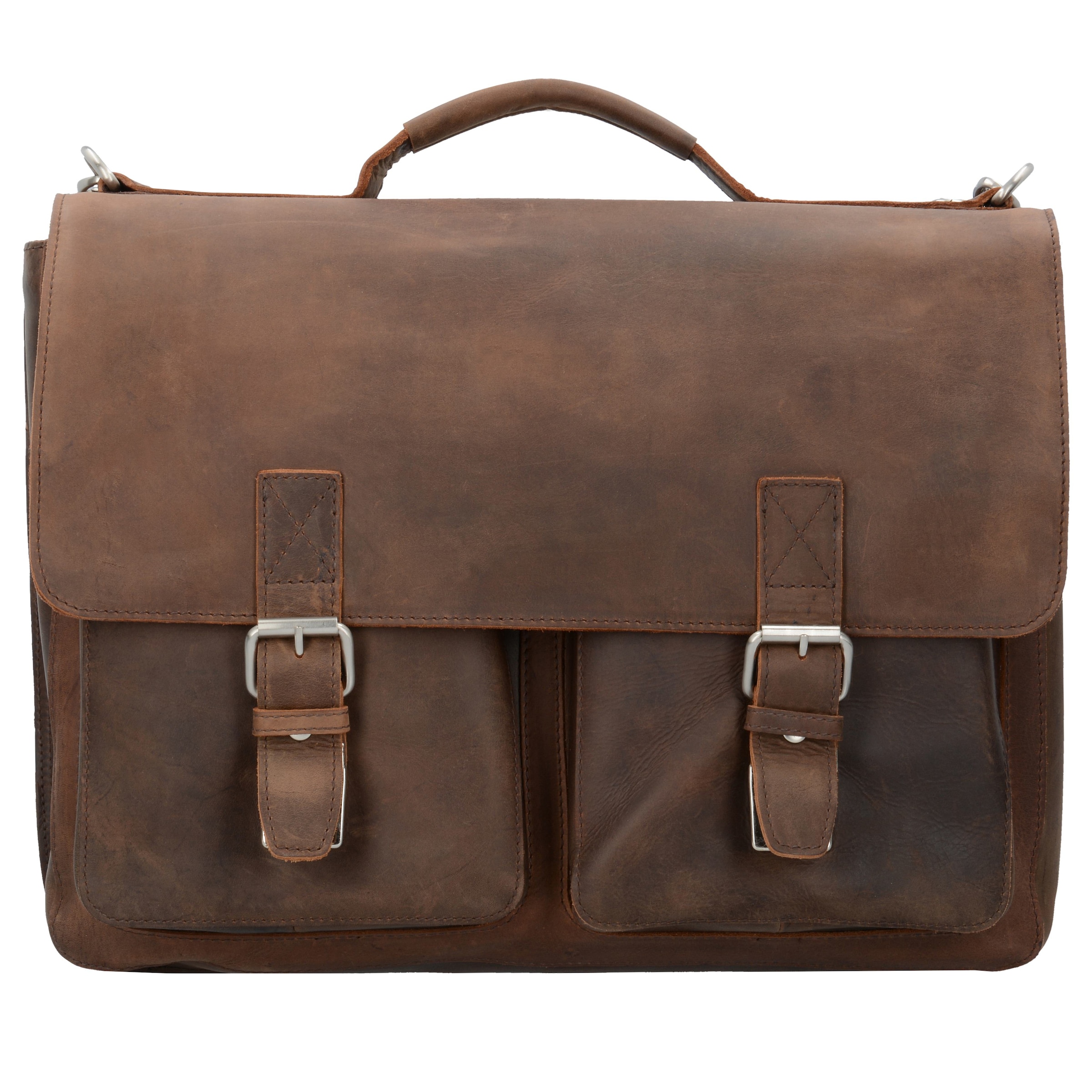 Borsa portadocumenti 'Salisbury' di LEONHARD HEYDEN in marrone: frontale