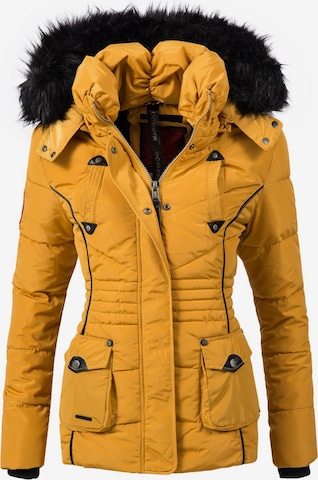 MARIKOO - Chaqueta de invierno 'Vanilla' en amarillo: frente