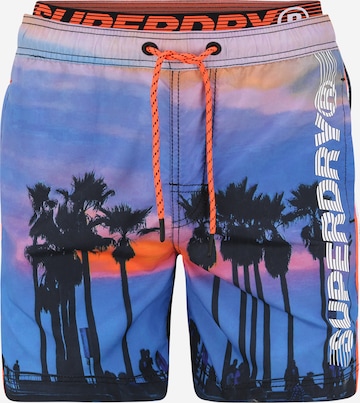 Superdry Regular Zwemshorts 'State Volley' in Gemengde kleuren: voorkant