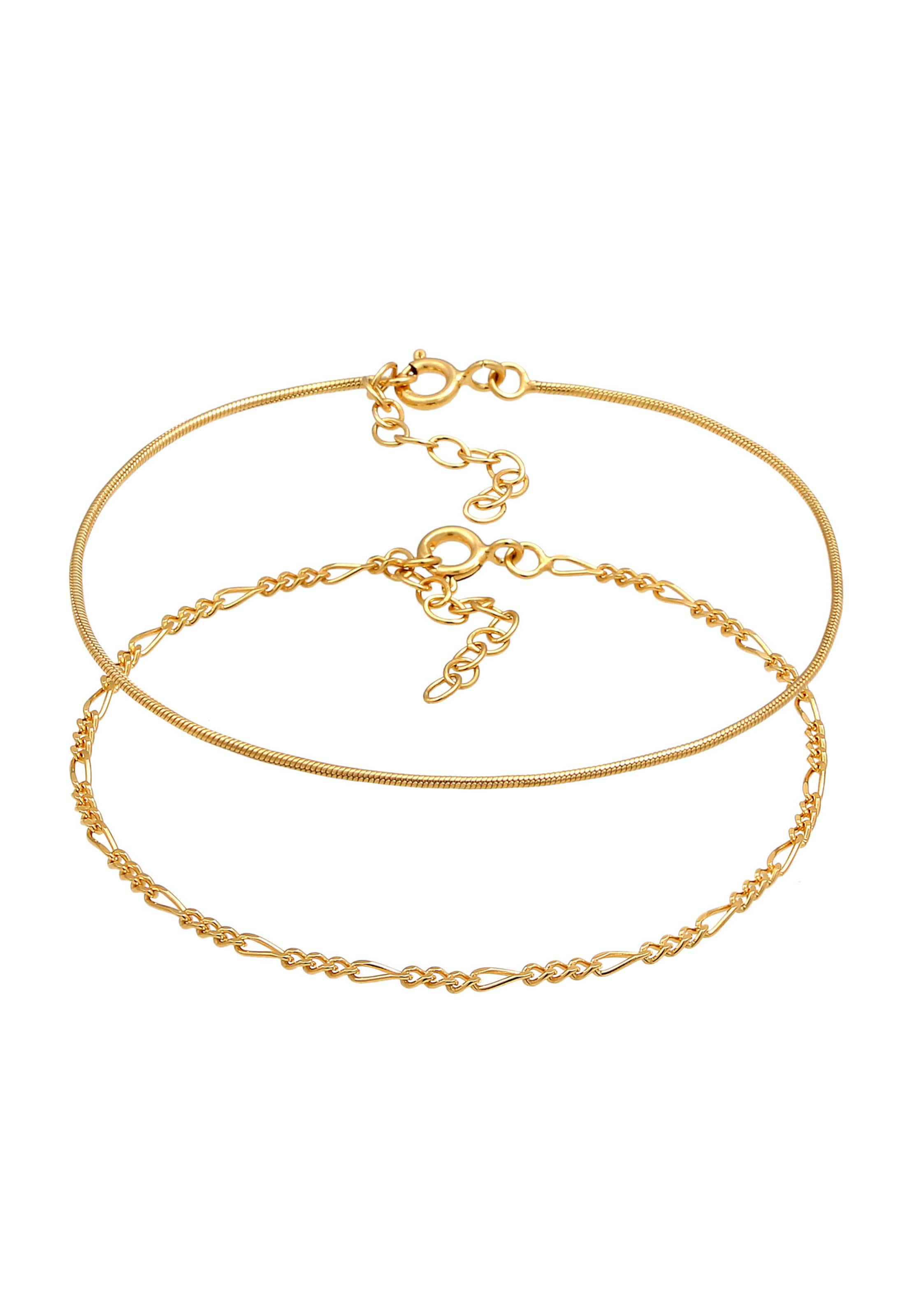 ELLI Jewelry set in Gold: front