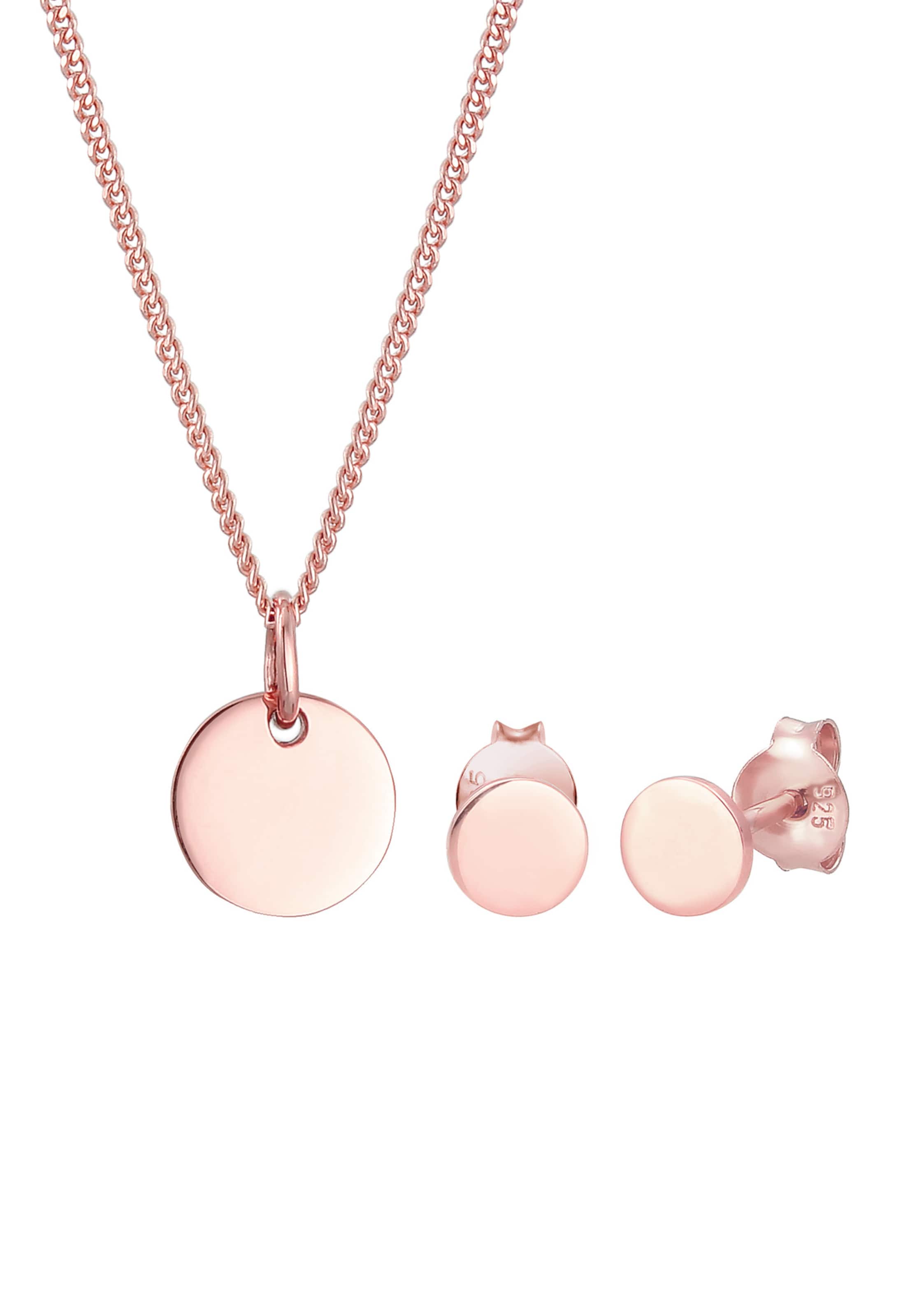 ELLI Комплект украшений 'Geo' в Золотой: спереди