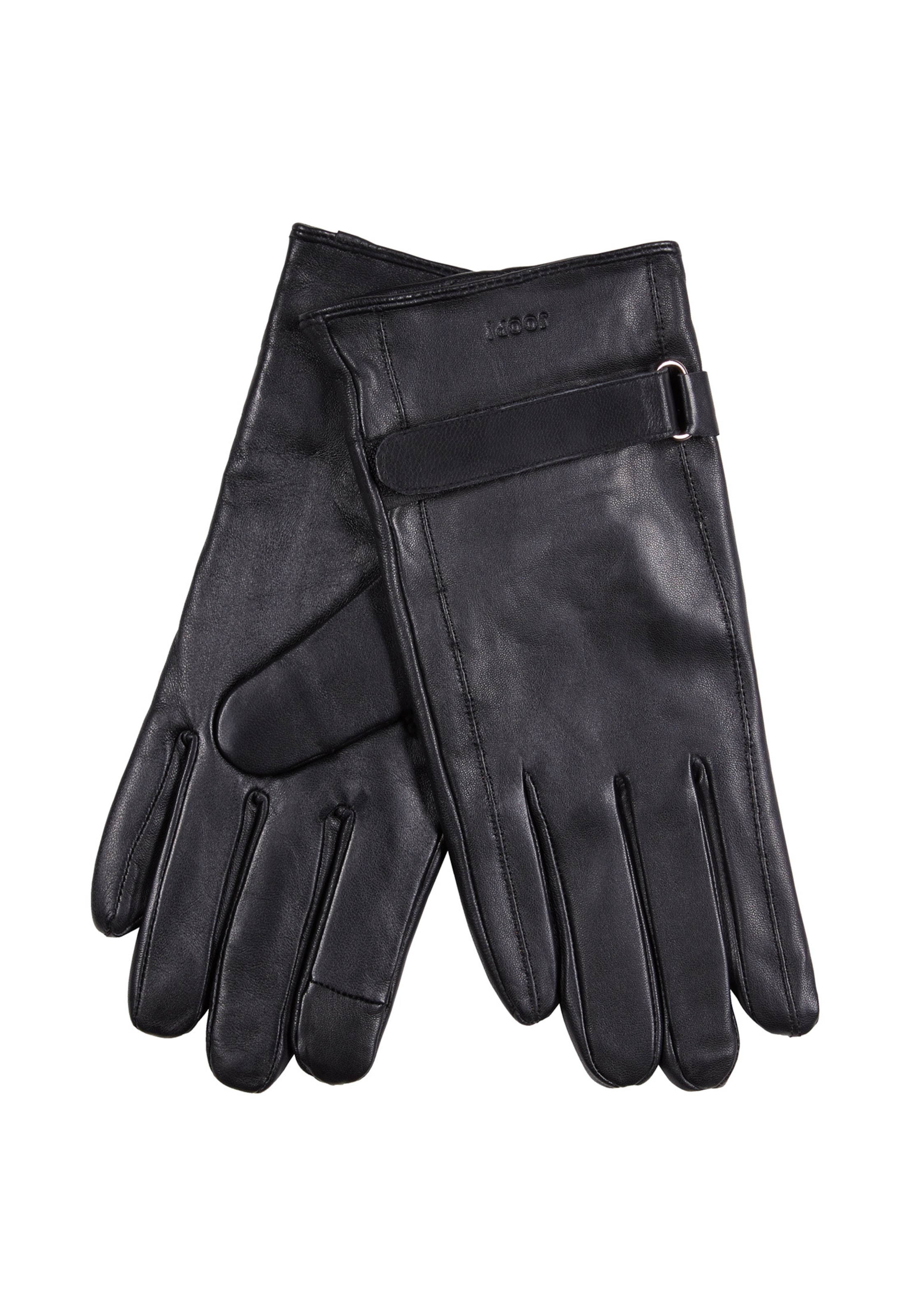 JOOP! Full Finger Gloves in Black: front
