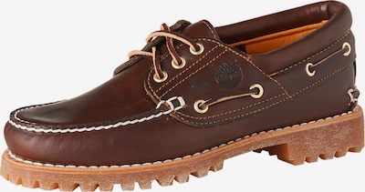 TIMBERLAND Mocassin '3 Eye Classic' en brun foncé, Vue avec produit